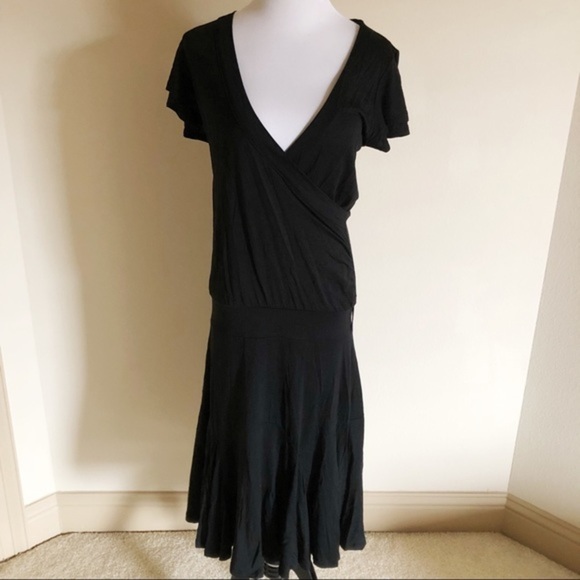 Ted baker black drop waist dress - Picture 1 of 2